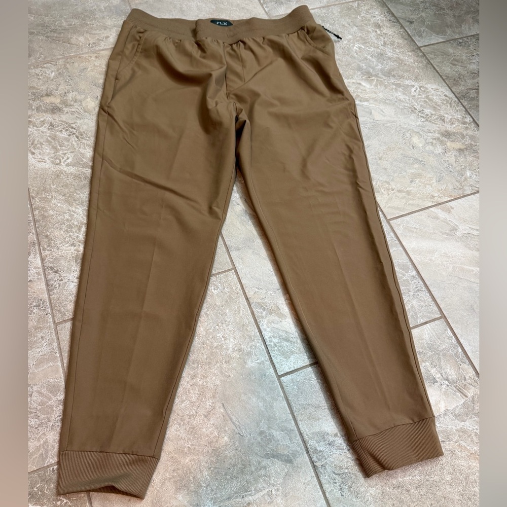 Men's FLX Brown Jogger Pants